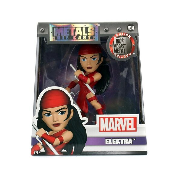 Marvel 4" Metals Diecast Elektra Figure - Picture 1 of 4